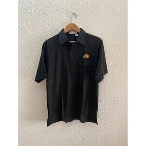 Vintage Colorado Buffaloes CU Buffs Fiesta Polo Shirt Men's Large Black